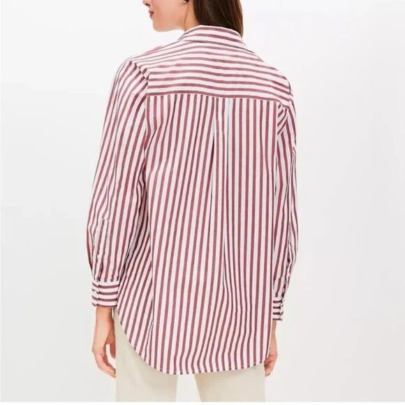 Ann Taylor LOFT Everyday Oversized Pocket Shirt S - Picture 2 of 2